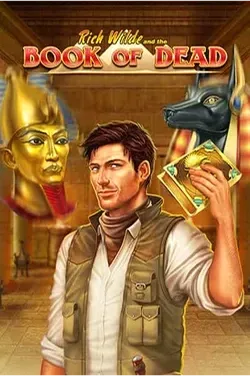 Slot Book of Dead z archeologiem i egipskimi symbolami
