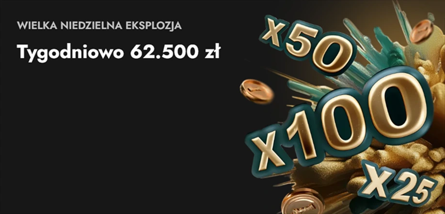 Wielka niedzielna eksplozja z nagrodą 62 500 zł