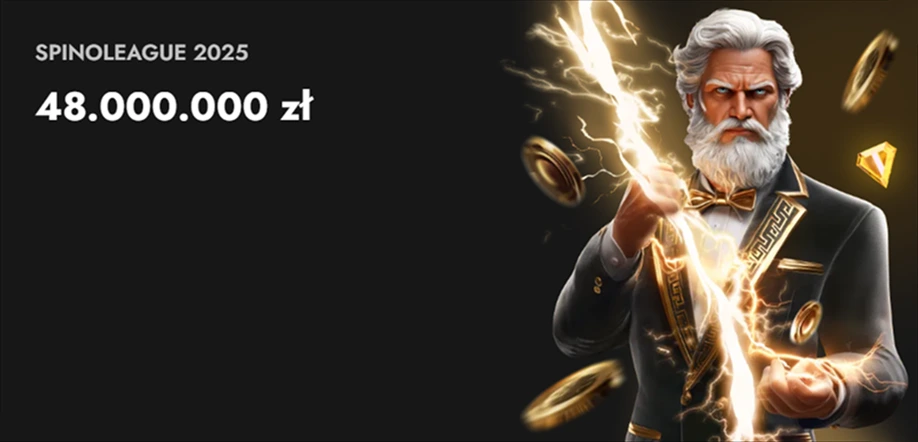 Spinoleague 2025 z pulą nagród 48 000 000 zł i Zeusem
